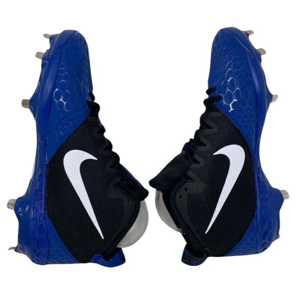Nike Cleats Men's 12 Blue Baseball Force Zoom Trout 5 Pro White AH3372-401 Meta - Picture 5 of 9